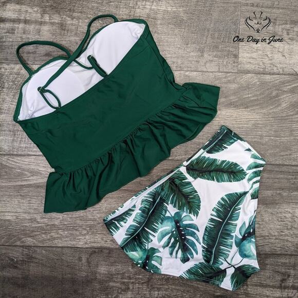 Ferbia Falbala High Waist Bikini Swimsuit Size M - Picture 5 of 5